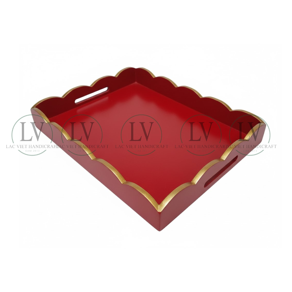 high-gloss-lacquered-scalloped-serving-tray-made-by-vietnamese-5 Lacquered Scalloped Serving Tray