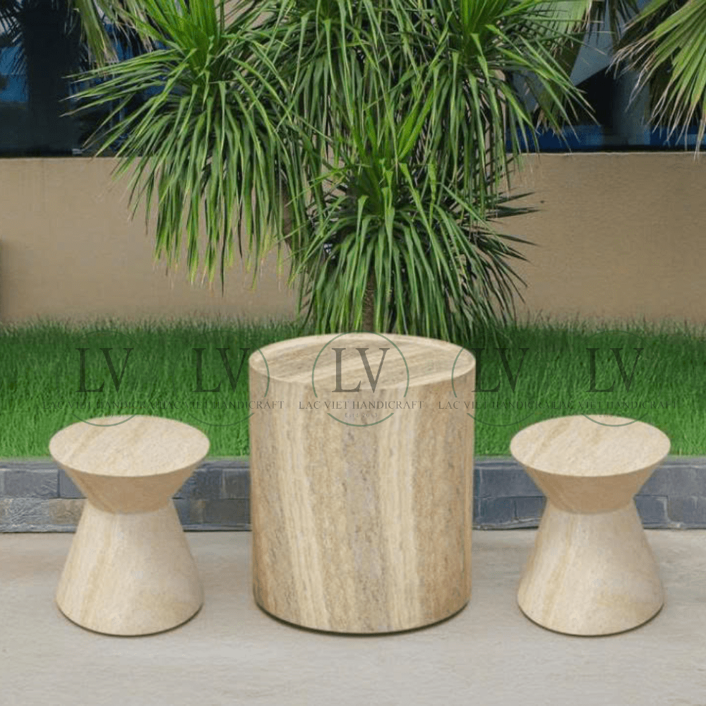 outdoor-cement-side-table-stools-for-patio-1 Cement Side Table & Stools